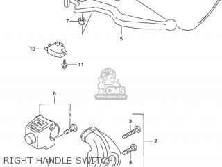 RIGHT HANDLE SWITCH - DR650SE 1995 (S) USA (E03)