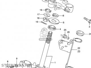 STEERING STEM - DR650SE 1995 (S) USA (E03)