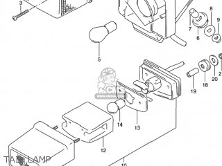 TAIL LAMP - DR650SE 1995 (S) USA (E03)