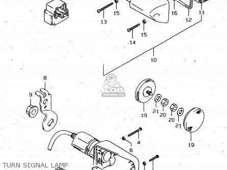 TURN SIGNAL LAMP - DR650SE 1996 (T) (E02 E04 E17 E18 E22 E24 E34 E37) P37