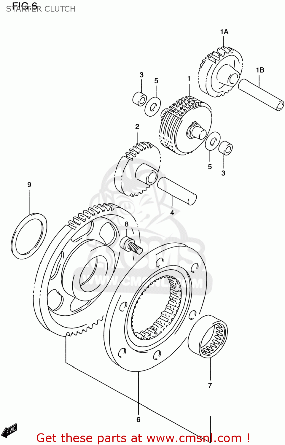 STARTER CLUTCH DR650SE 1996 (T) USA (E03)