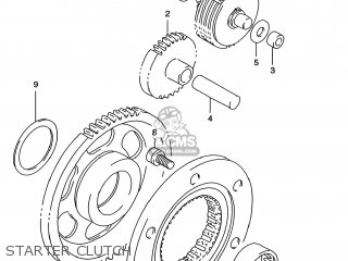 STARTER CLUTCH - DR650SE 1996 (T) USA (E03)