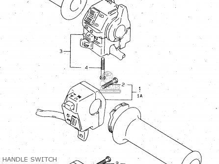 HANDLE SWITCH - DR650SE 1997 (V) (E02 E04 E17 E18 E22 E24 E34)