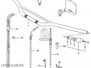 HANDLEBAR - DR650SE 1997 (V) USA (E03)