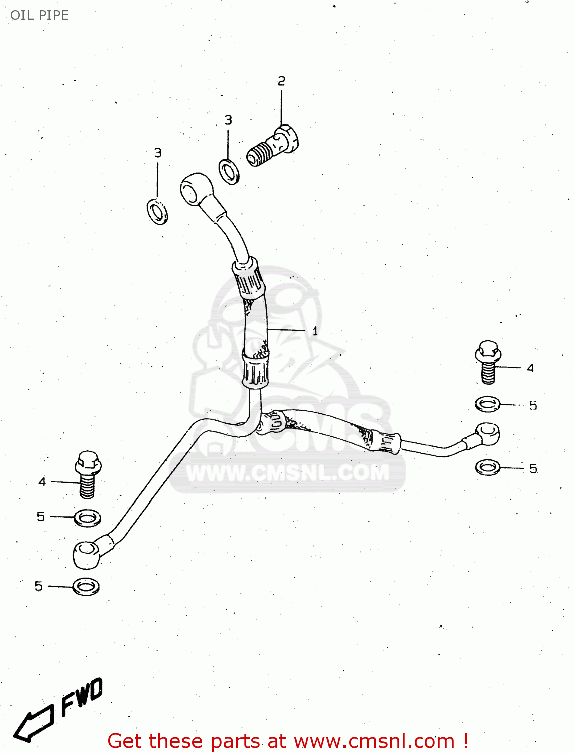 OIL PIPE DR650SE 1998 (W) (E02 E04 E17 E18 E22 E24 E34) P37
