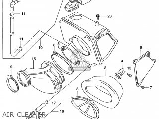 AIR CLEANER - DR650SE 1998 (W) USA (E03)