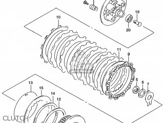 CLUTCH - DR650SE 1998 (W) USA (E03)