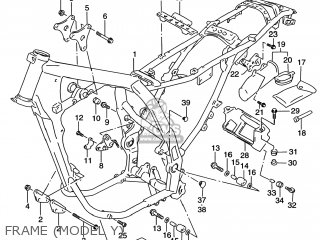 FRAME (MODEL Y) - DR650SE 1998 (W) USA (E03)