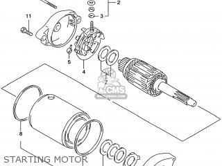 STARTING MOTOR - DR650SE 1998 (W) USA (E03)