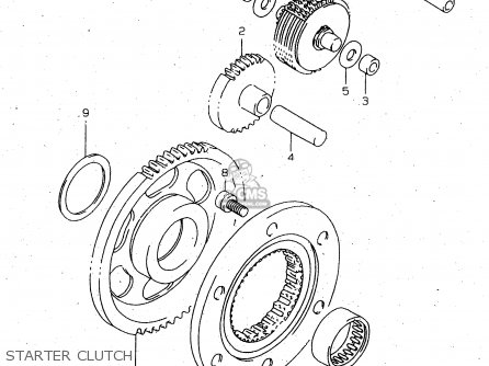 STARTER CLUTCH - DR650SE 1999 (X) (E02 E04 E17 E18 E22 E24 E34) P37