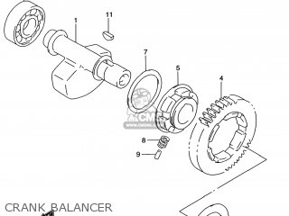 CRANK BALANCER - DR650SE 1999 (X) USA (E03)