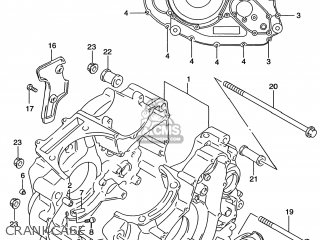 CRANKCASE - DR650SE 1999 (X) USA (E03)