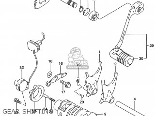 GEAR SHIFTING - DR650SE 1999 (X) USA (E03)