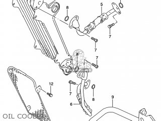 OIL COOLER - DR650SE 1999 (X) USA (E03)