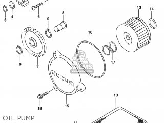 OIL PUMP - DR650SE 1999 (X) USA (E03)