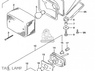 TAIL LAMP - DR650SE 1999 (X) USA (E03)