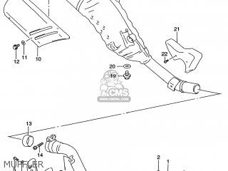 MUFFLER - DR650SE 2000 (Y) USA (E03)