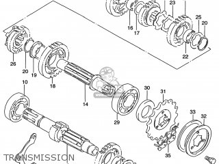 TRANSMISSION - DR650SE 2000 (Y) USA (E03)
