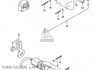 TURN SIGNAL LAMP - DR650SE 2000 (Y) USA (E03)