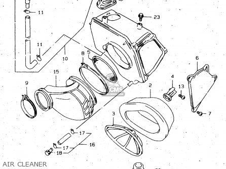 AIR CLEANER - DR650SE 2000 (Y)