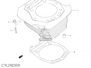 CYLINDER - DR650SE 2001 (K1) USA (E03)