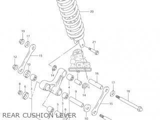 REAR CUSHION LEVER - DR650SE 2001 (K1) USA (E03)
