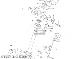 STEERING STEM - DR650SE 2002 (K2) USA (E03)