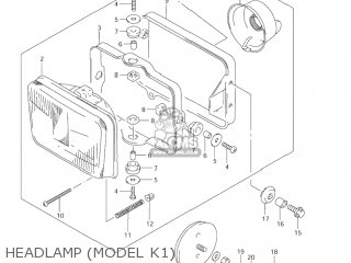 HEADLAMP (MODEL K1) - DR650SE 2003 (K3) USA (E03)