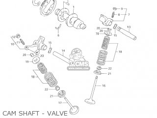 CAM SHAFT - VALVE - DR650SE 2004 (K4) USA (E03)
