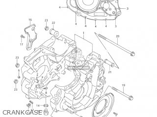 CRANKCASE - DR650SE 2004 (K4) USA (E03)