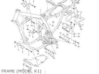 FRAME (MODEL K1) - DR650SE 2004 (K4) USA (E03)