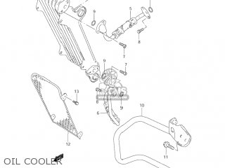 OIL COOLER - DR650SE 2004 (K4) USA (E03)