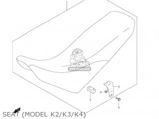 SEAT (MODEL K2/K3/K4) - DR650SE 2004 (K4) USA (E03)