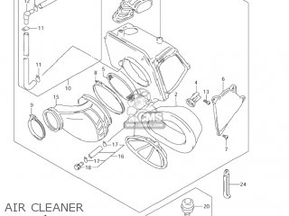 AIR CLEANER - DR650SE 2005 (K5) USA (E03)