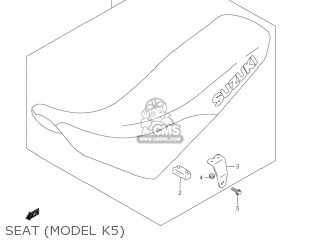 SEAT (MODEL K5) - DR650SE 2005 (K5) USA (E03)