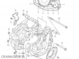 CRANKCASE - DR650SE 2006 (K6) USA (E03)