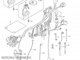WIRING HARNESS - DR650SE 2006 (K6) USA (E03)