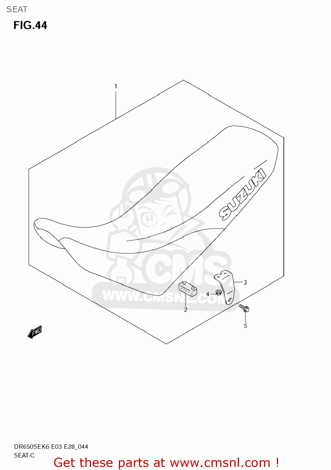 SEAT DR650SE 2007 (K7) USA (E03)