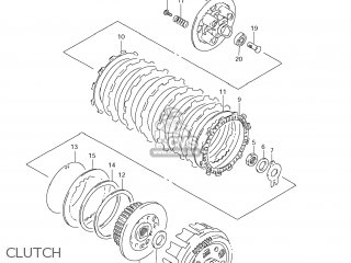 CLUTCH - DR650SE 2007 (K7) USA (E03)