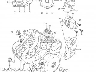 CRANKCASE COVER - DR650SE 2007 (K7) USA (E03)