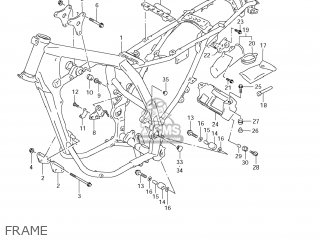 FRAME - DR650SE 2007 (K7) USA (E03)