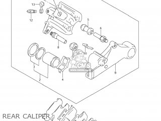 REAR CALIPER - DR650SE 2007 (K7) USA (E03)