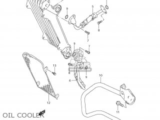 OIL COOLER - DR650SE 2008 (K8) USA (E03)