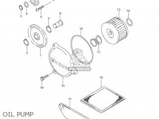 OIL PUMP - DR650SE 2008 (K8) USA (E03)