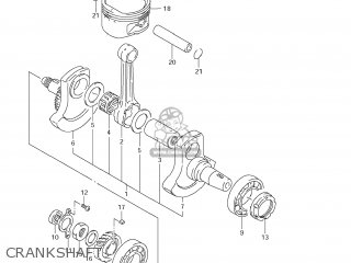 CRANKSHAFT - DR650SE 2009 (K9) USA (E03)