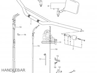 HANDLEBAR - DR650SE 2009 (K9) USA (E03)