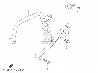 REAR GRIP - DR650SE 2009 (K9) USA (E03)