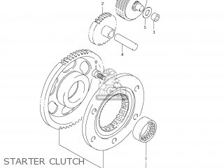 STARTER CLUTCH - DR650SE 2009 (K9) USA (E03)
