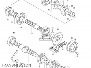 TRANSMISSION - DR650SE 2009 (K9) USA (E03)