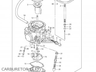 CARBURETOR (E33) - DR650SE 2011 (L1) USA (E03)